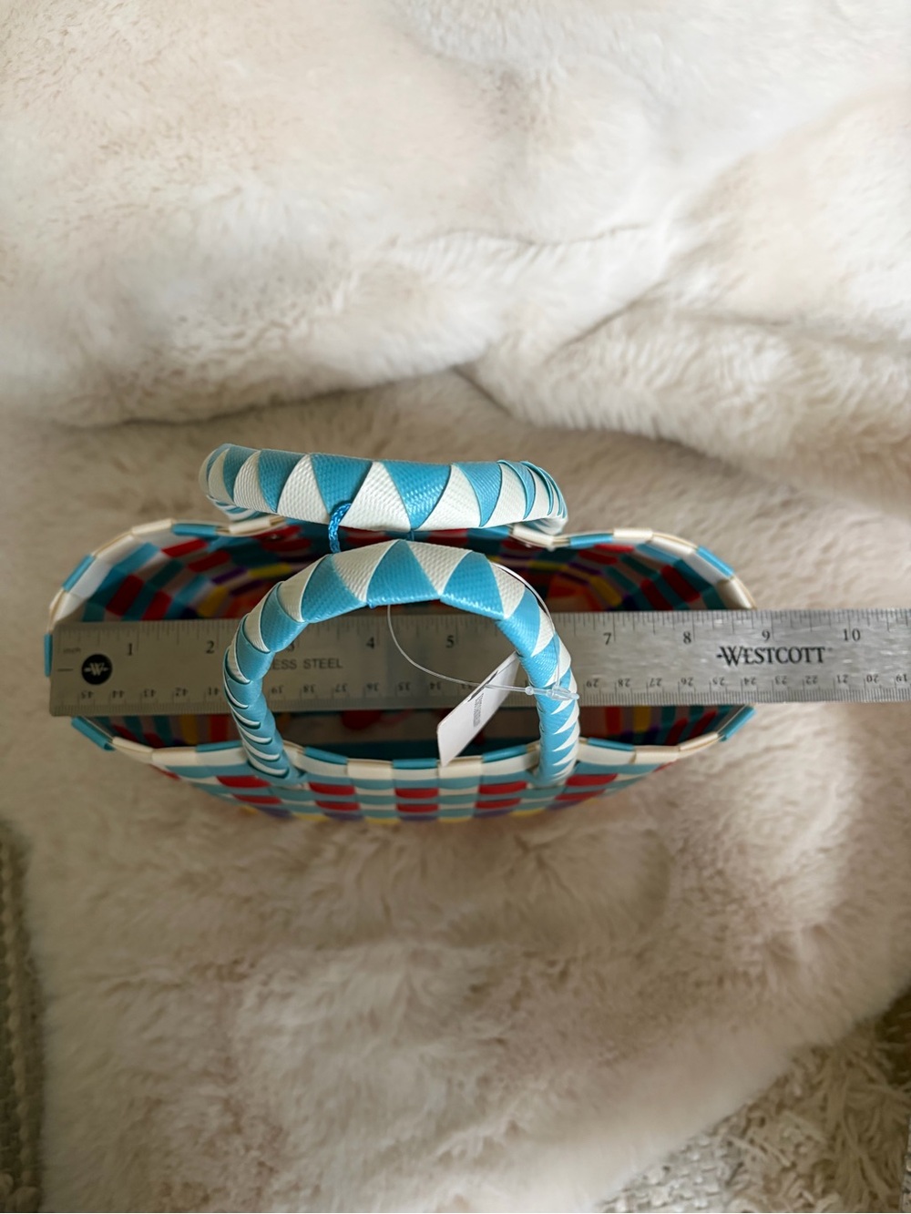 Anthropolgie Mini Woven Basket Tote - Picture 6 of 8